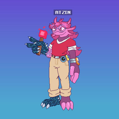 Pixelart diseño de personaje para alguien